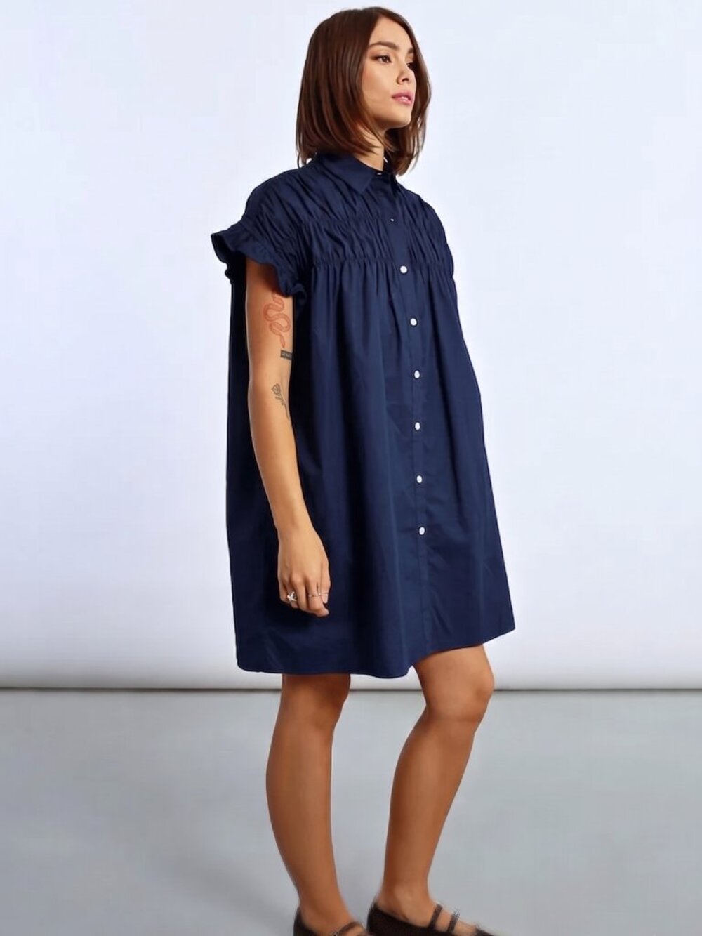 LILI SIDONIO - NAVY DRESS - NEW
